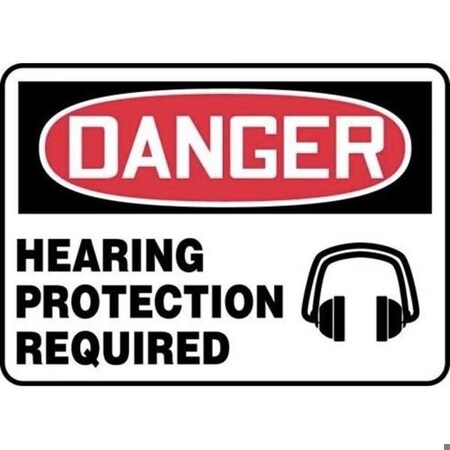 Accuform OSHA DANGER SAFETY SIGN HEARING MPPA023XL MPPA023XL